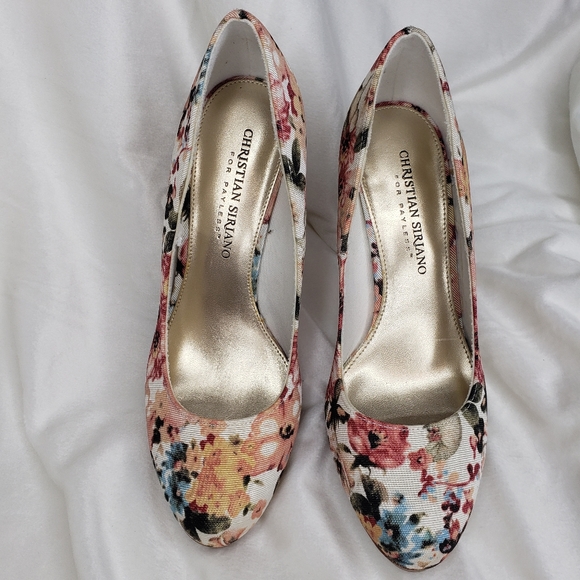 Christian Siriano Payless 6 Floral Fabric Heels - Picture 4 of 15